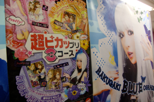 Ein Plakat mit Bildern von Frauen und Begleittext.